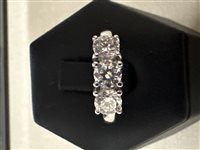 Anello Gioielleria Dossena  Donna in Oro bianco Diamante ANOR-120-253